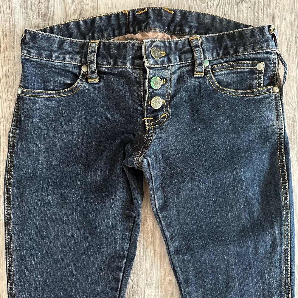 Motor Montenegro, Very Bad Horse Women's Button-Leg Jean